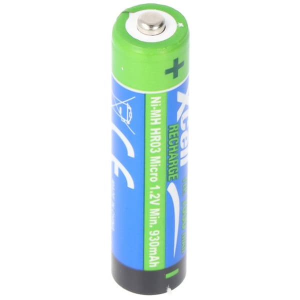 AAA telefonbatteri, micro/AAA telefonackumulator 1000mAh paket om 4