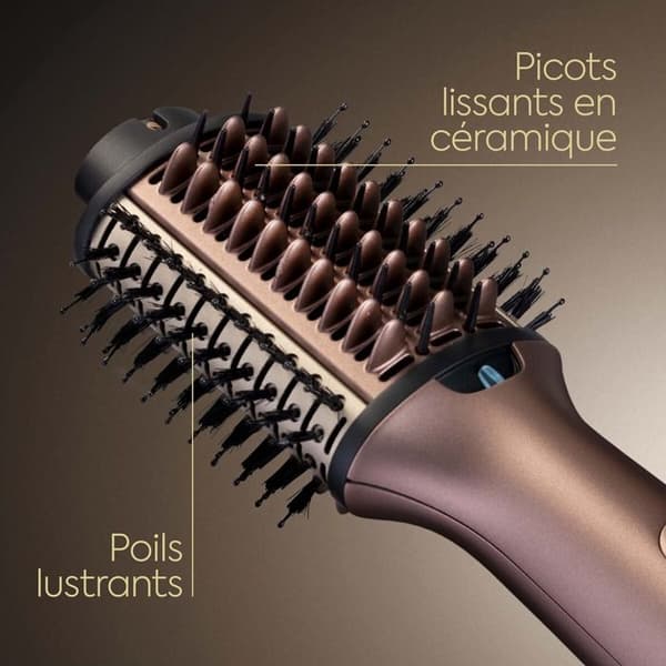 Brosse coiffante Babyliss AS95E brun glacé