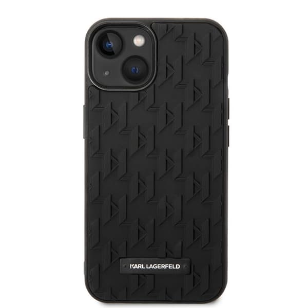 Karl Lagerfeld iPhone 14 Plus-fodral Monogram - Svart