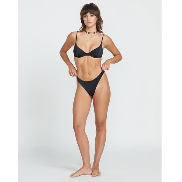 Volcom Simply Seamless Tiny Svart Badbyxor Dam