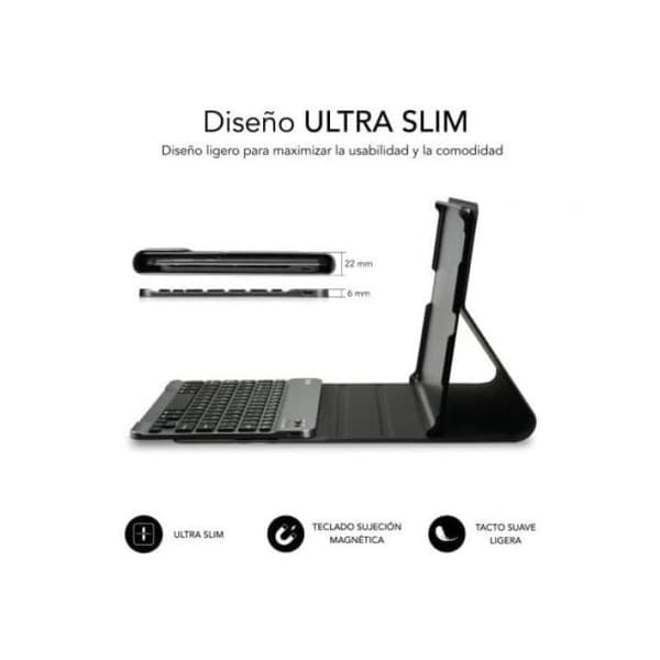 SUBBLIM KeyTab Pro BT Tangentbordsfodral för Samsung Galaxy Tab A9 +11 tum