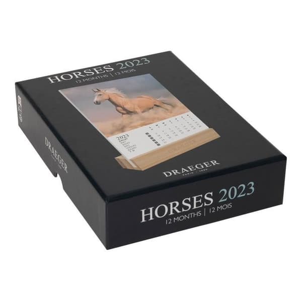 Kalender på bashästar - 2023 - Draeger Paris