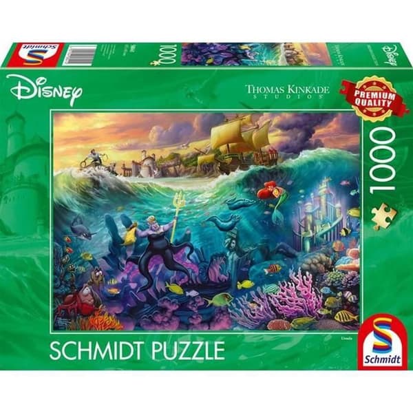 Pussel 1000 bitar: Disney, Den lilla sjöjungfrun, Ursula