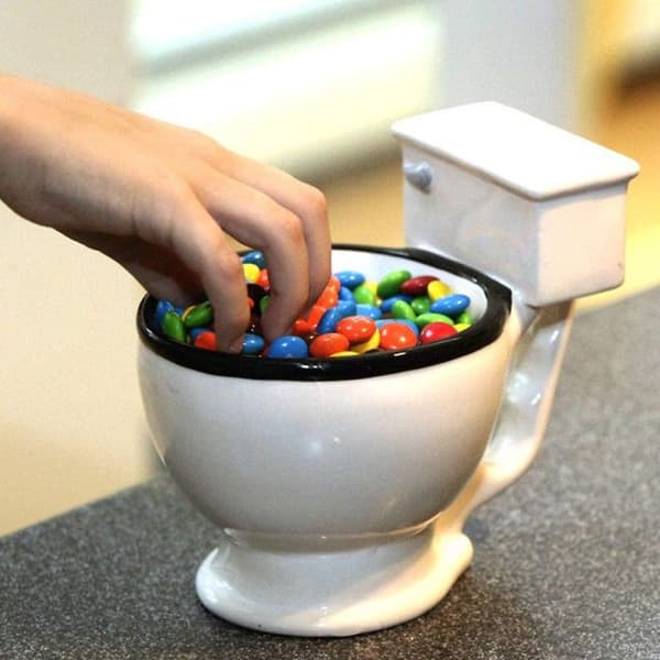 Mugg - Prylar och presenter - Toalett - 400 ml - Keramik - Tål inte diskmaskin