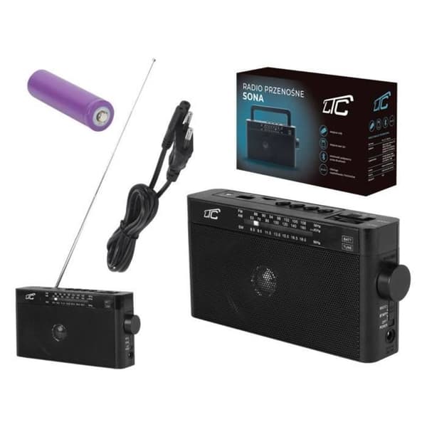 LTC Retro Sona Bluetooth Bärbar Radio AUX microSD USB