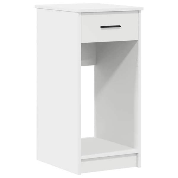 vidaXL Datorställ med låda vit 35x45x77 cm 858740