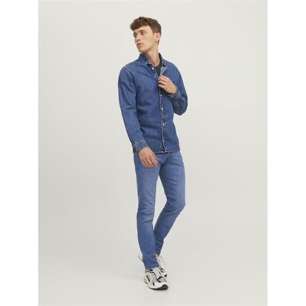Jeans Jack & Jones Lenn Original 223 - blå denim