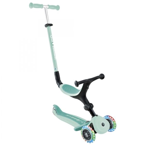 Globber - Utvecklingsbar sparkcykel GO-UP ACTIVE LIGHTS - Mintgrön