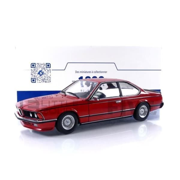 Samlarbil i Miniatyr - SOLIDO - BMW 635 CSI (E24) - 1984 - Röd - 1/18