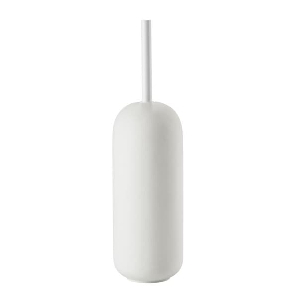 Toalettborste design Vit 12x12x41 cm