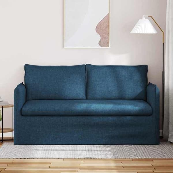 Blå Soffa 156 x 82 x 85 cm tyg