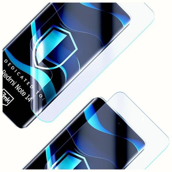 Härdat glas för Redmi Note 14 3MK FlexibleGlass