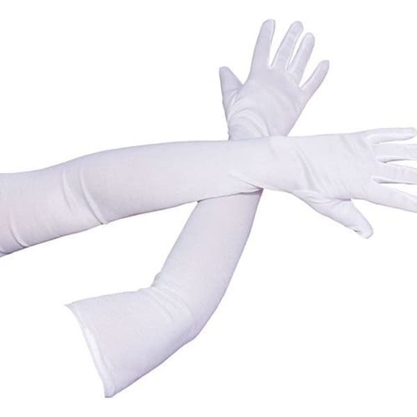 Långa handskar - 56cm - Flicka - Halloween Jul
