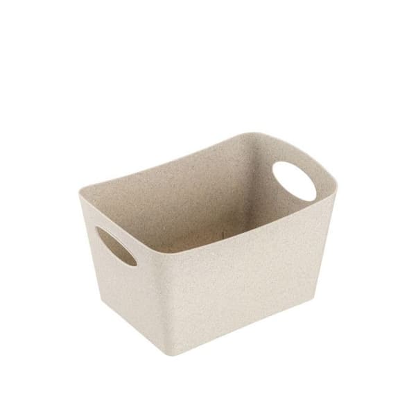 Förvaringslåda - VI STÄDAR ALLT! - Beige - Ekologisk - Rektangulär - 22 cm i höjd