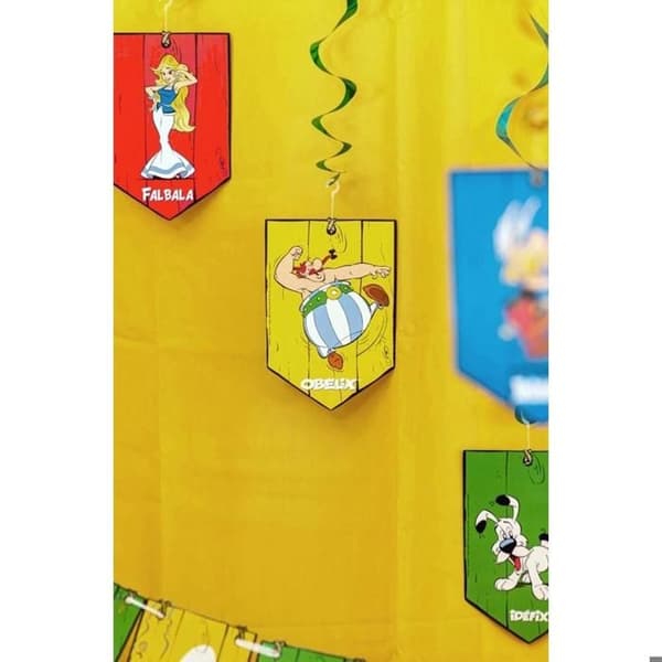 5 Spiralupphängningar Astérix 60 cm