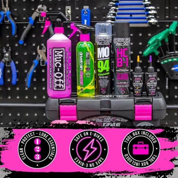 Muc-Off E-Bike Ultimate underhållskit - transparent vit - TU