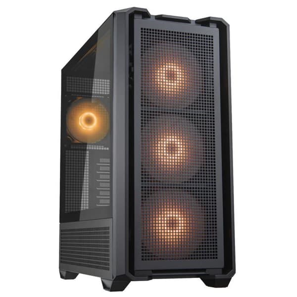 PC-chassi - COUGAR - MX600 - Härdat glaspaneler - ARGB-fläktar - USB-C Gen2