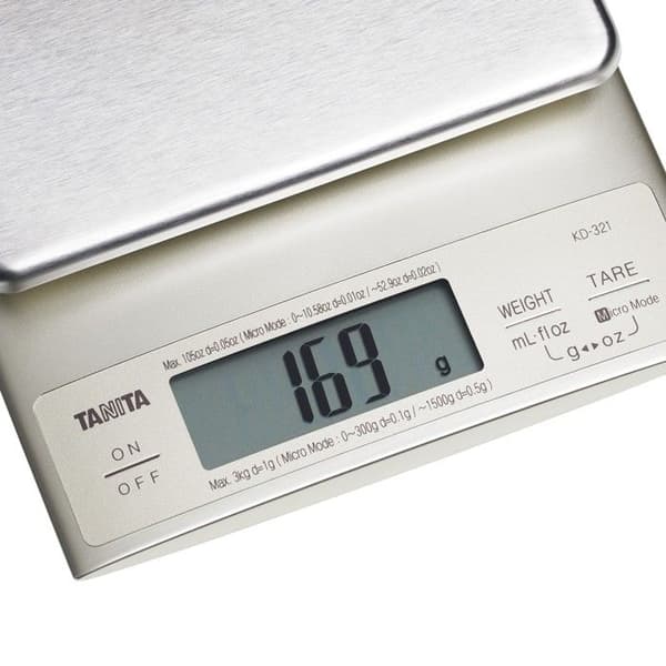 Köksvåg - TANITA - KD-321 - Elektronisk - Precision - Silver