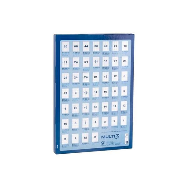 Självhäftande Etiketter - multi3 - A4 - Vit - Plastifierad - 100 ark