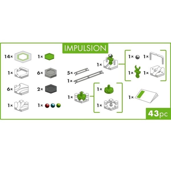 GO Impulsion - Kulbana - GRAVITRAX - Blå - Från 8 år