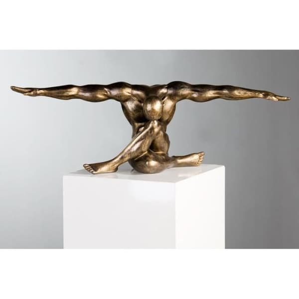 Figur - CASABLANCA - CLIFFHANGER - 61 cm - Brons - Polyrésin