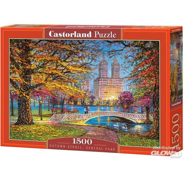 Pussel 1500 bitar: Höstpromenad i Central Park
