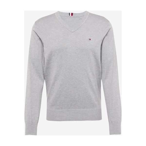 Tröja med broderad logotyp i normal passform - Tommy Hilfiger - Herr