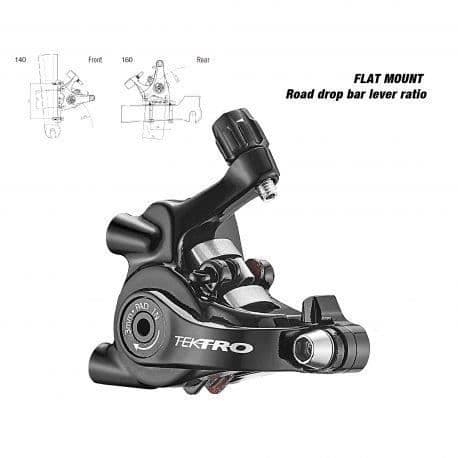 Tektro MD-C550 FLAT MOUNT Vägbromsok Svart