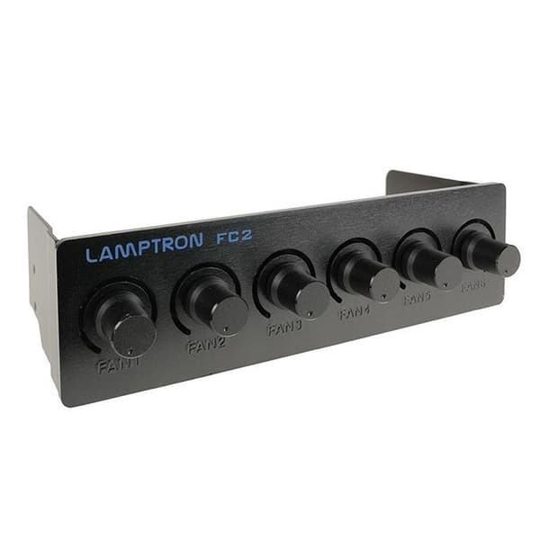Lamptron Fläktkontroll FC-2 Svart