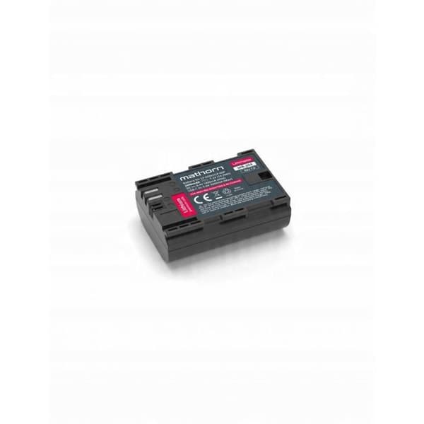 Mathorn USB-C ersättningsbatteri MB-204 Ultimate 2600 mAh för LP-E6NH/E6P