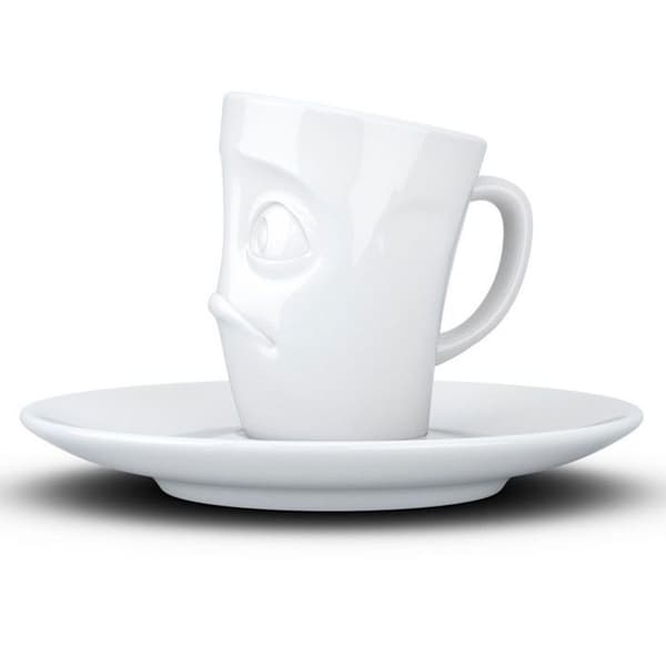 Tasse och underkoppar för espresso i porslin Tassen - Perplexe