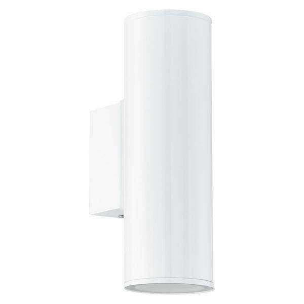 Vägglampa utomhus 2X3W Vit-Riga. EGLO BELYSNING.