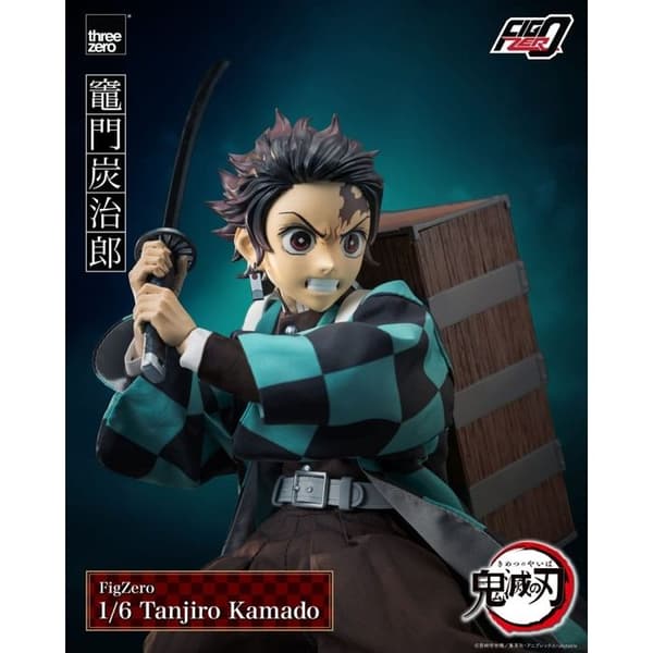 Threezero - Demon Slayer: Kimetsu no Yaiba - Figur FigZero 1/6 Tanjiro Kamado 27 cm