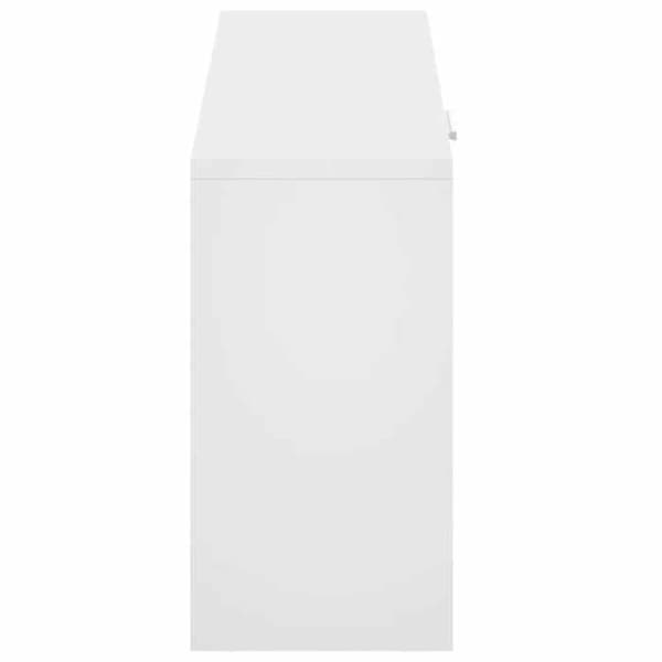 vidaXL Matbord 140 x 80 x 75 cm Vit