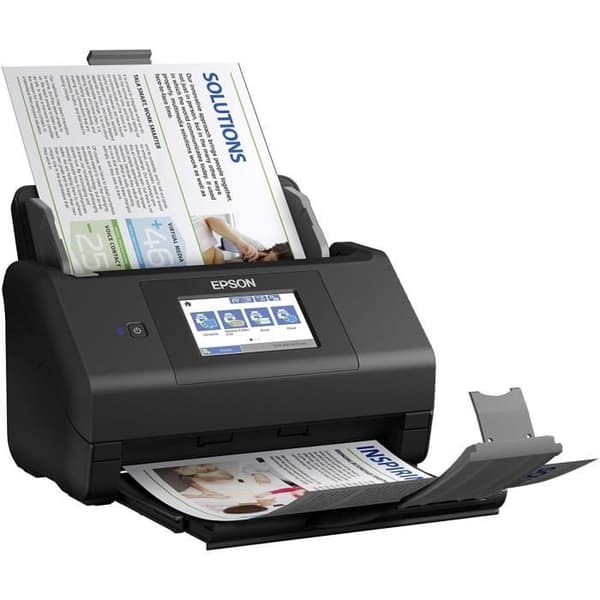 EPSON ES-580W Office Document Scanner - Automatisk Duplex - 600 Dpi - Wi-Fi Direct