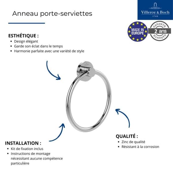 Hängare för handduk VILLEROY ET BOCH Elements - Tender