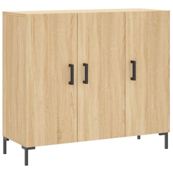 vidaXL Buffé eksonoma 90x34x80 cm ingenjörsträ 828111