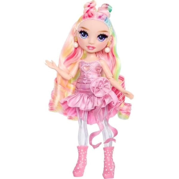 Rainbow High Rainbow Shimmers med slime mode docka - Bella (rosa)