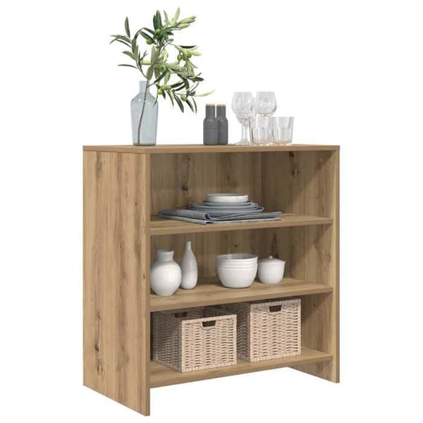 vidaXL Buffé Brun 70 x 41 x 75 cm Ingenjörsträ 875226