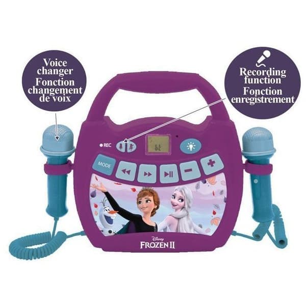 Frozen Bluetooth-högtalare - LEXIBOOK - Ljuseffekter, mikrofoner och uppladdningsbart batteri