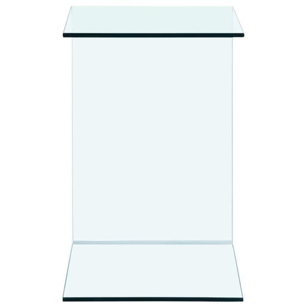 vidaXL Sidobord 40x40x60 cm Härdat glas