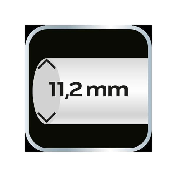 Limstift 11 mm, vit, 12 st.