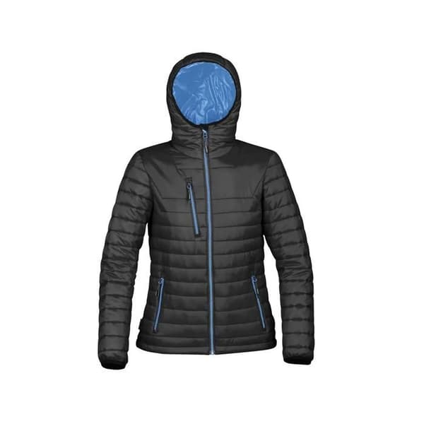 Doudoune med huva dam Stormtech Gravity Thermal - svart/marinblå