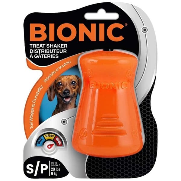 Hundleksak Bionic Treat Shaker - orange - Orange - 7x7x10 cm