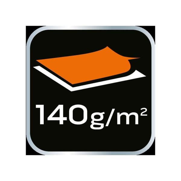 Varningströja, mörk botten, orange, storlek S