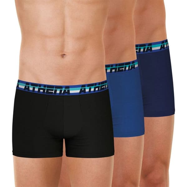Set med 3 boxershorts herr 720 Stretch Bomull Athena
