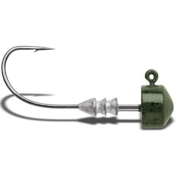 Tête plombée - VMC - Ned Rig Jig CH - 4-pack - 7 g - grön/grå