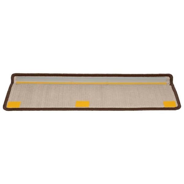 vidaXL Trappmatta 15 delar 65 x 21 x 4 cm Brun Rektangulär kant 134578