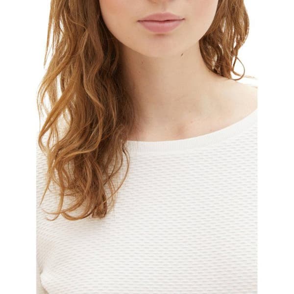 Träningsjacka - TOM TAILOR - 1039979 - Off White - Dam - Inomhus