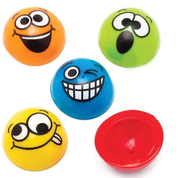 Baker Ross Fun Face Jumping Chips (12-pack) - Minileksaker - AW664